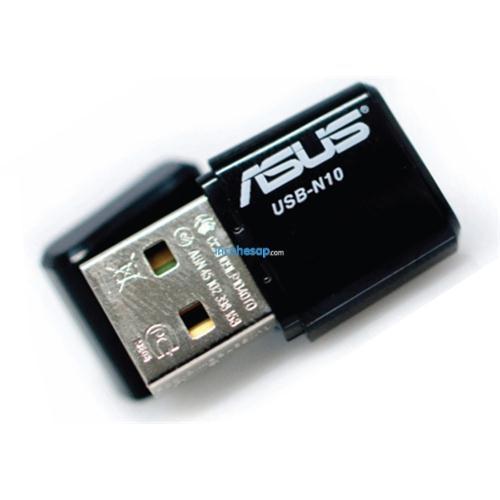 ASUS USB-N10 150Mbps KBLSZ USB ADAPTÖR-NANO ASUS USB-N10 150Mbps KBLSZ USB ADAPTÖR-NANO