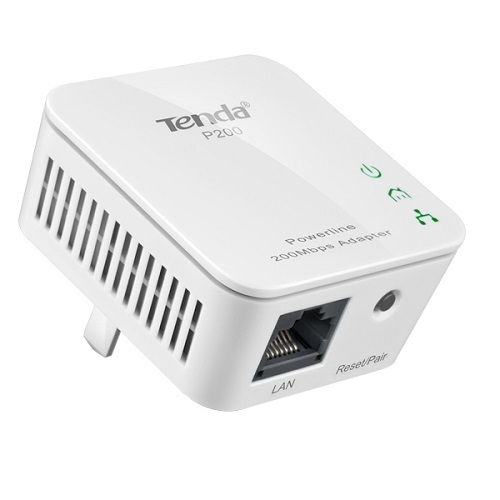 TENDA P200 HOMEPLUG 1 PORT KABLOLU 200Mbps KIT TENDA P200 HOMEPLUG 1 PORT KABLOLU 200Mbps KIT