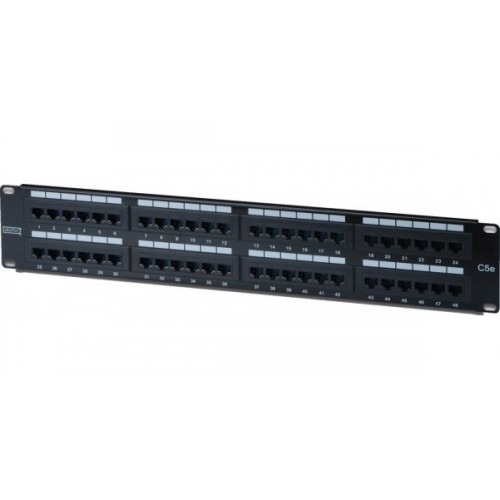 DIGITUS 48 PORT CAT6 PATCH PANEL(DN-91648U) DIGITUS 48 PORT CAT6 PATCH PANEL(DN-91648U)