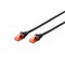 DIGITUS DK-1617-005/BL LSZH CAT6 PATCH KABLO 0,50M SİYAH