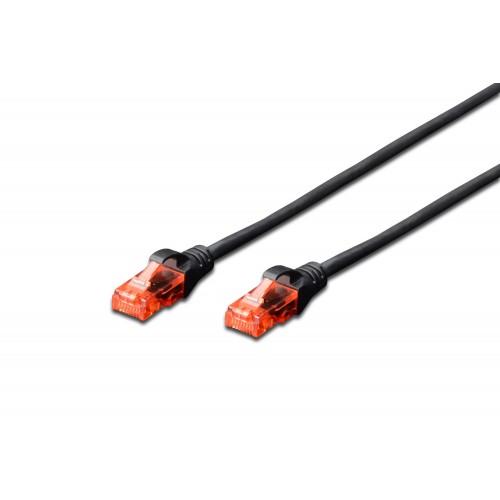 DIGITUS DK-1617-050/BL CAT6 PATCH KABLO 5M SİYAH DIGITUS DK-1617-050/BL CAT6 PATCH KABLO 5M SİYAH