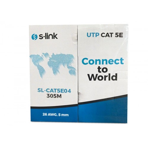 S-LINK SL-CAT608 305M UTP CAT6 KABLO GRİ S-LINK SL-CAT608 305M UTP CAT6 KABLO GRİ