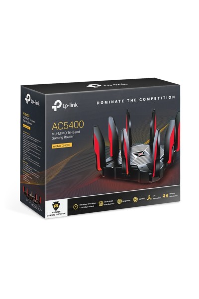 TP-LINK ARCHER C5400X TRI-BAND MU-MIMO ROUTER (3 BANT OYUN ROUTER)