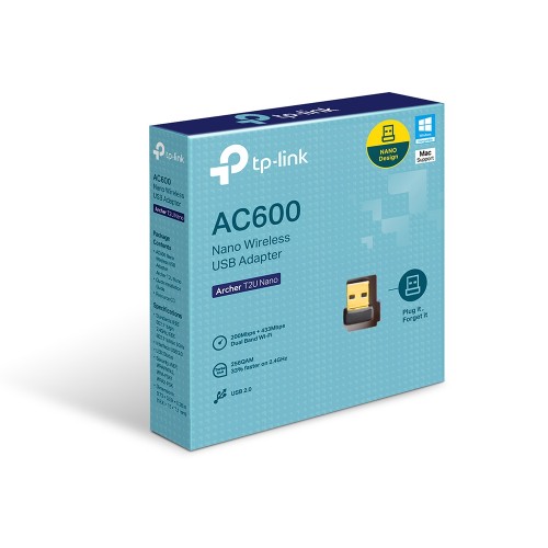 TP-LINK ARCHER T2U 600MBPS NANO USB ADAPTÖR TP-LINK ARCHER T2U 600MBPS NANO USB ADAPTÖR