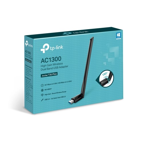 TP-LINK ARCHER T3U PLUS 1300MBPS KABLOSUZ ADAPTÖR TP-LINK ARCHER T3U PLUS 1300MBPS KABLOSUZ ADAPTÖR