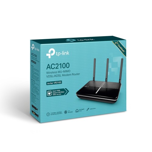 TP-LINK ARCHER VR2100 DUAL BANT GIGABIT VDSL MODEM TP-LINK ARCHER VR2100 DUAL BANT GIGABIT VDSL MODEM