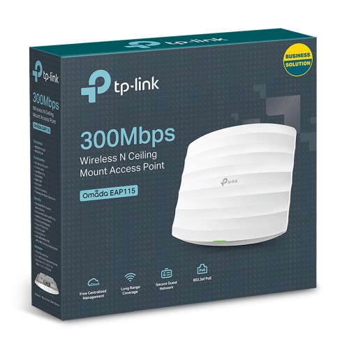 TP-LINK EAP115 300Mbps KABLOSUZ N TAVAN TIPI AP TP-LINK EAP115 300Mbps KABLOSUZ N TAVAN TIPI AP
