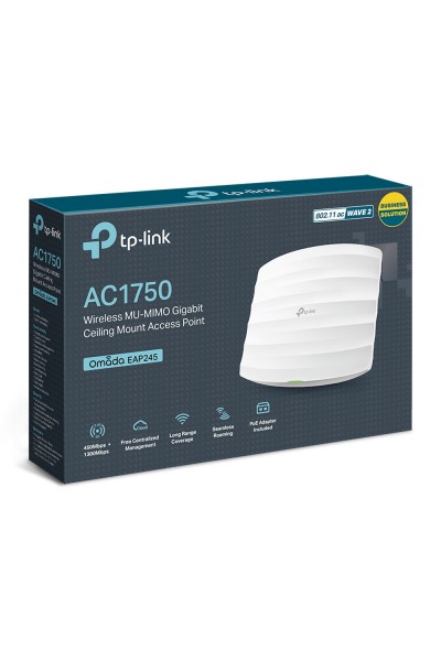 TP-LINK EAP245 AC1750 KABLOSUZ DUALBAND GIGABIT TAVAN TİPİ AP