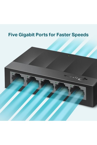TP-LINK LS1005G 5 PORT GIGABIT SWITCH PLASTİK KASA