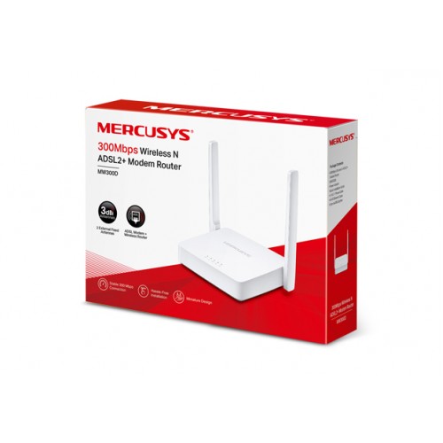 TP-LINK MERCUSYS MW300D 300Mbps N ADSL2+ MODEM TP-LINK MERCUSYS MW300D 300Mbps N ADSL2+ MODEM