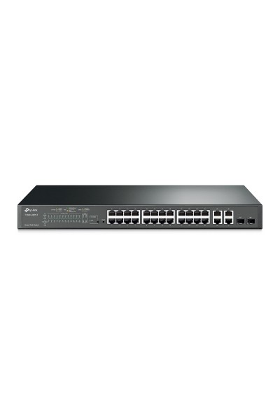 TP-LINK T1500-28PCT 24P 10/100 + 4PORT GIGABIT 24 PORT POE SWITCH (TL-SL2428P)