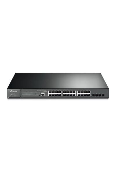 TP-LINK T2600G-28MPS 24PORT GIGABIT 24 PORT POE L2 YÖNETİLEBİLİR SWITCH 4 SFP (SG3424P)