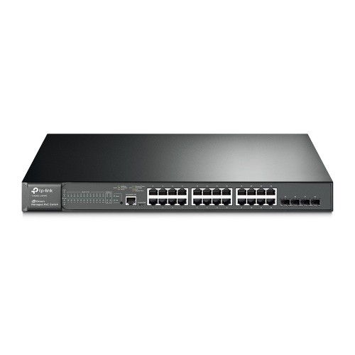 TP-LINK T2600G-28MPS 24PORT GIGABIT 24 PORT POE L2 YÖNETİLEBİLİR SWITCH 4 SFP (SG3424P)
