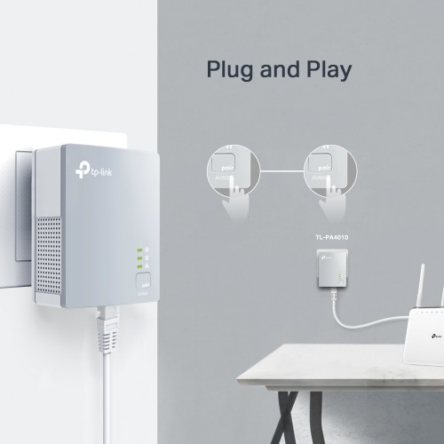 TP-LINK TL-PA4010KIT 600MBPS POWERLINE ADAPTÖR TP-LINK TL-PA4010KIT 600MBPS POWERLINE ADAPTÖR